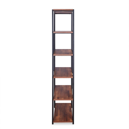 ACME Sara Bookshelf in Walnut & Sandy Black 92406