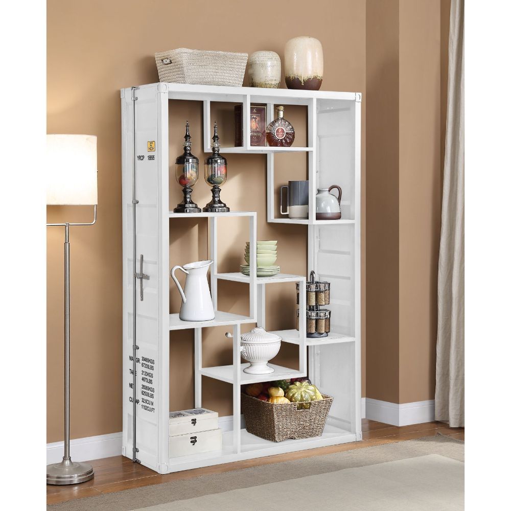 ACME Cargo Shelf Rack / Book Shelf, White 77888