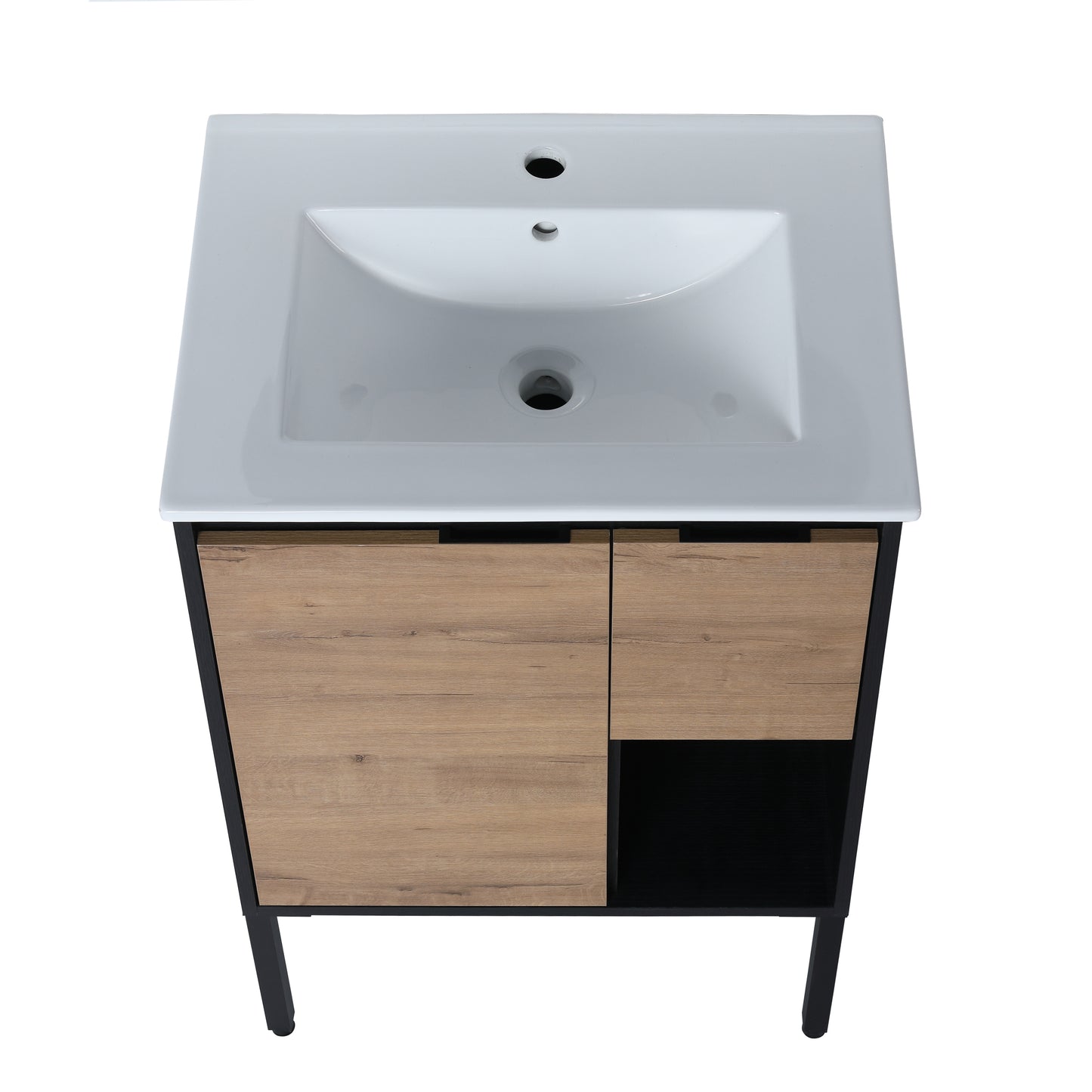 24 Inch Bathroom Vanity Ceramic Sink,24x18