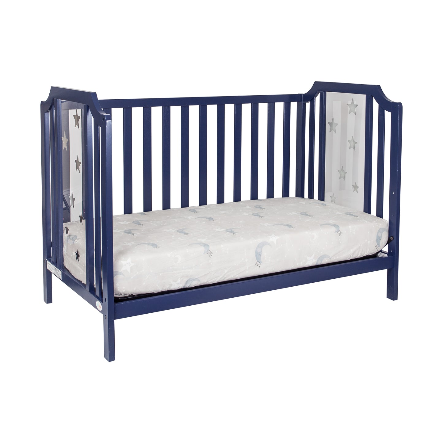 Celeste 3-in-1 Convertible Island Crib Navy Blue