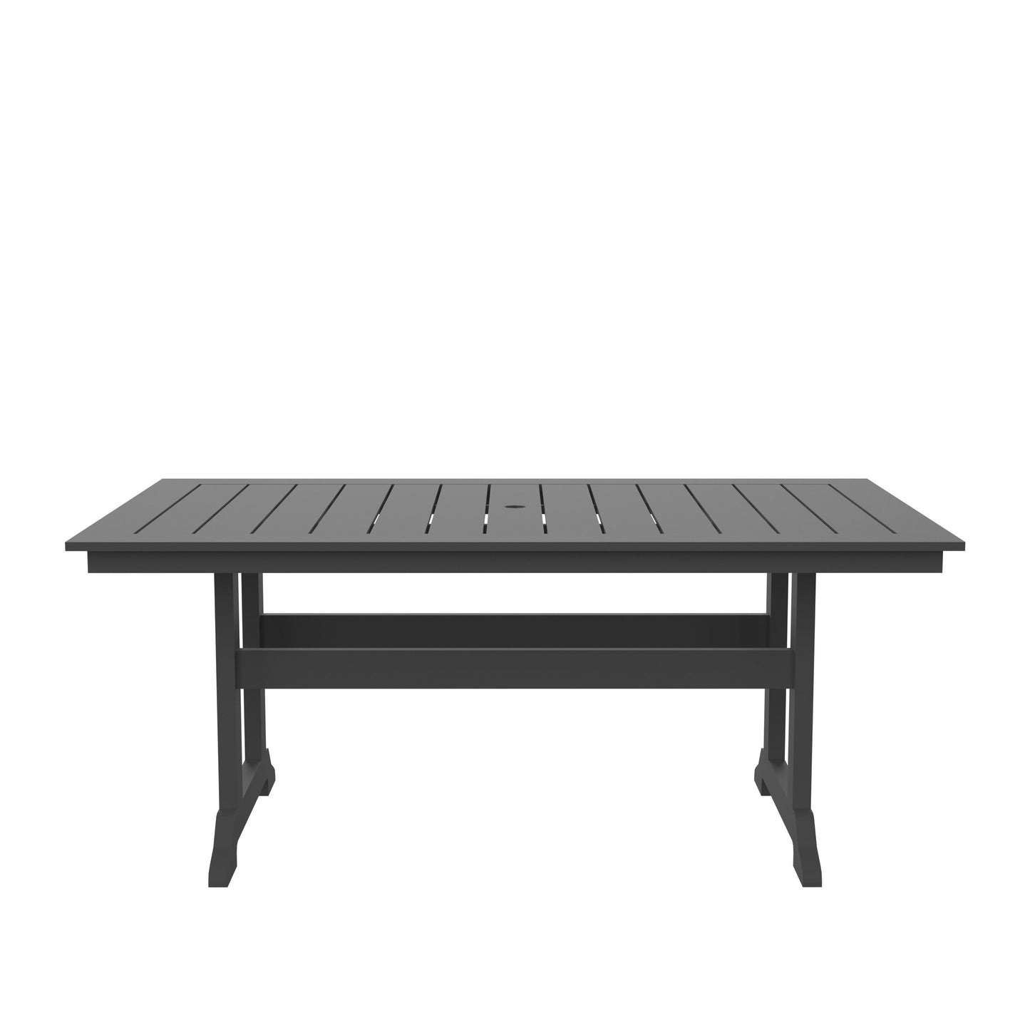 HDPE Dining Table, Gray