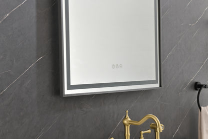 39in. W x 26in. H Oversized Rectangular Black Framed LED Mirror Anti-Fog Dimmable Wall Mount Bathroom Vanity Mirror \\\\\\\\\\\\\\\\\\\\\\\\\\\\\\\\n\\\\\\\\\\\\\\\\\\\\\\\\\\\\\\\\nHD Wall Mirror Kit