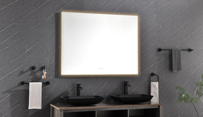 48x 36Inch LED Mirror Bathroom Vanity Mirror with Back Light, Wall Mount Anti-Fog Memory Large Adjustable Vanity Mirror