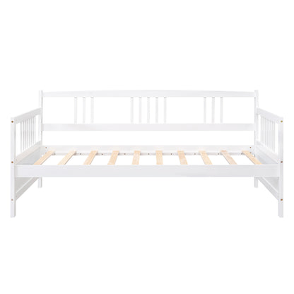 Modern Solid Wood Daybed, Multifunctional, Twin Size, White (Previous SKU: WF191899AAK)