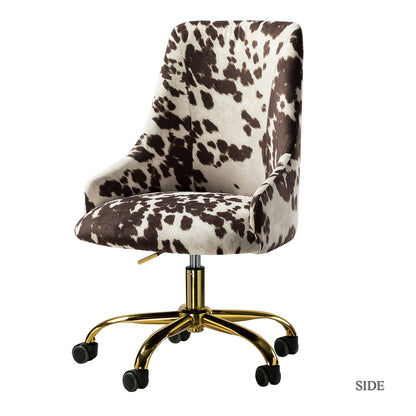 Juan Printed Fabric Office Chair with Foam Cushion