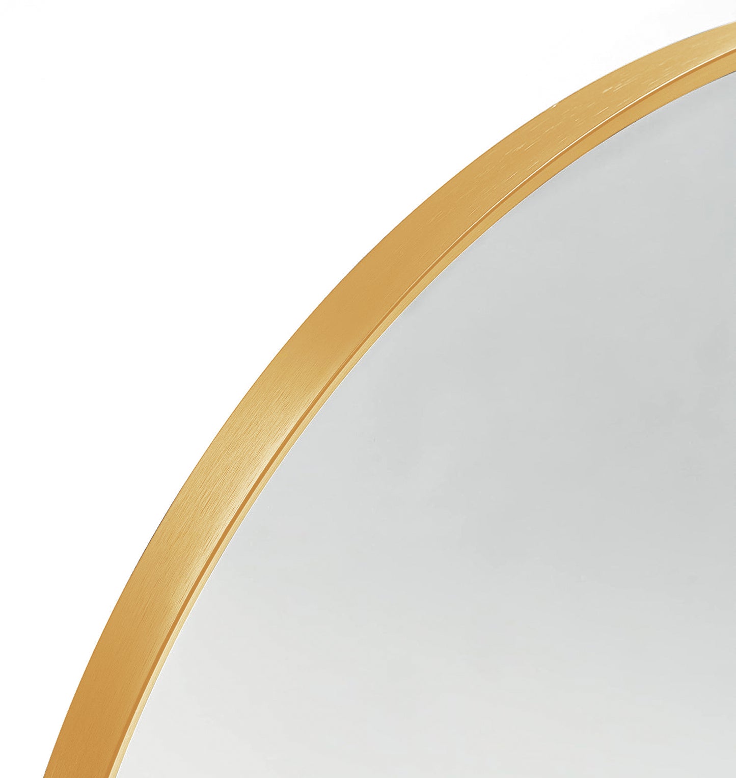 Wall Mirror 30"x20", Bathroom Mirror, Vanity Mirror, for Bathroom, Bedroom, Entryway, with Metal Frame, Modern & Contemporary Arch Top Wall Mirror (Gold)