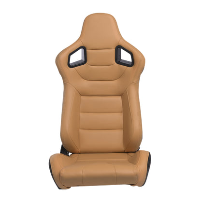 RACING SEAT BEIDGE  COLOR PVC LEATHER WITH DOULBE SLIDERS  2PCS