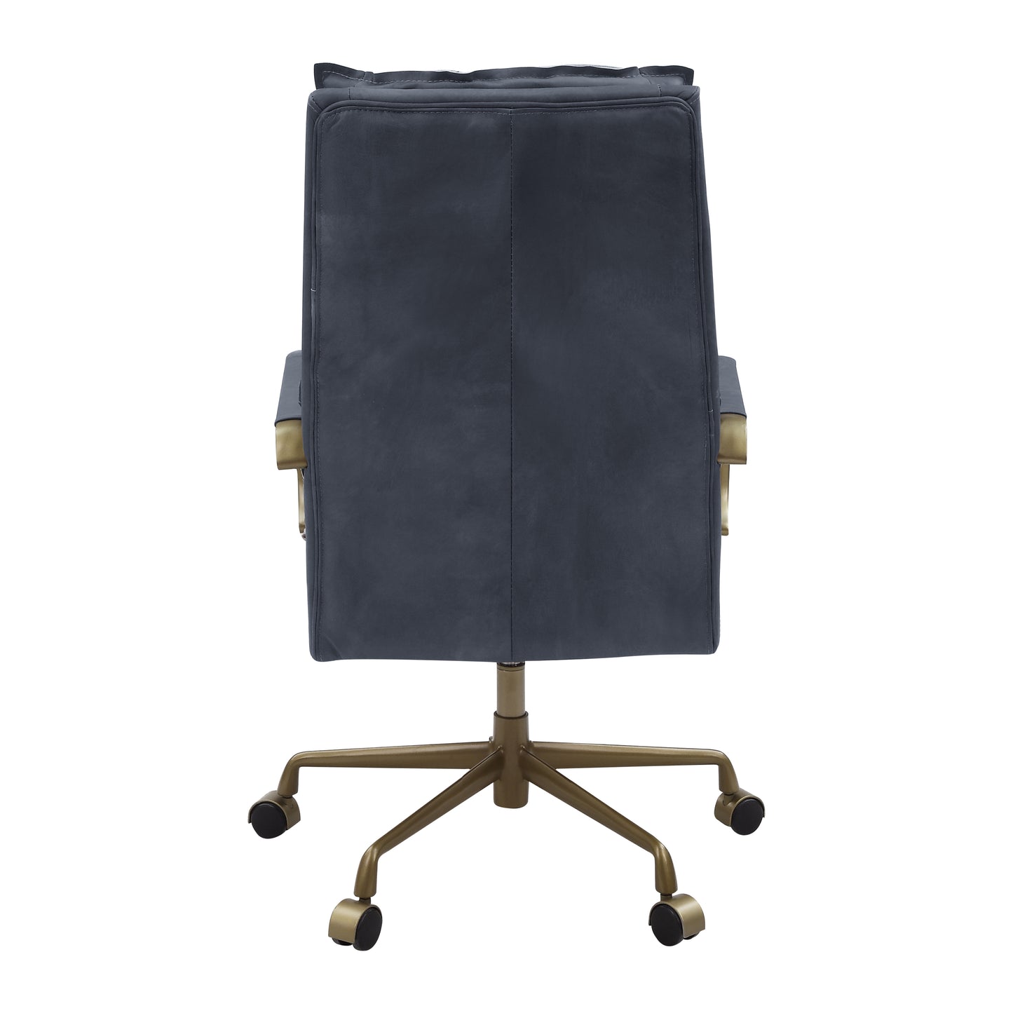 ACME Tinzud Office Chair, Gray Leather 93165