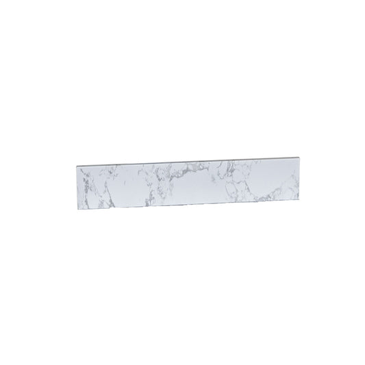 Montary 31" carrara white engineered stone vanity top backsplash