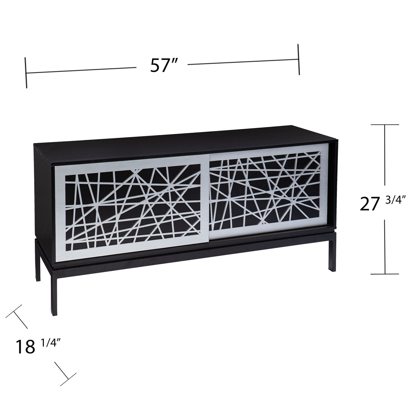 Arminta Contemporary Media Cabinet