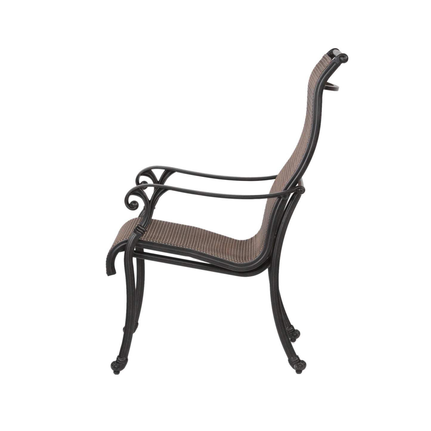 Patio Outdoor Sling Rocker Patio 2 Chairs With Aluminum Frame, All-Weather Furniture