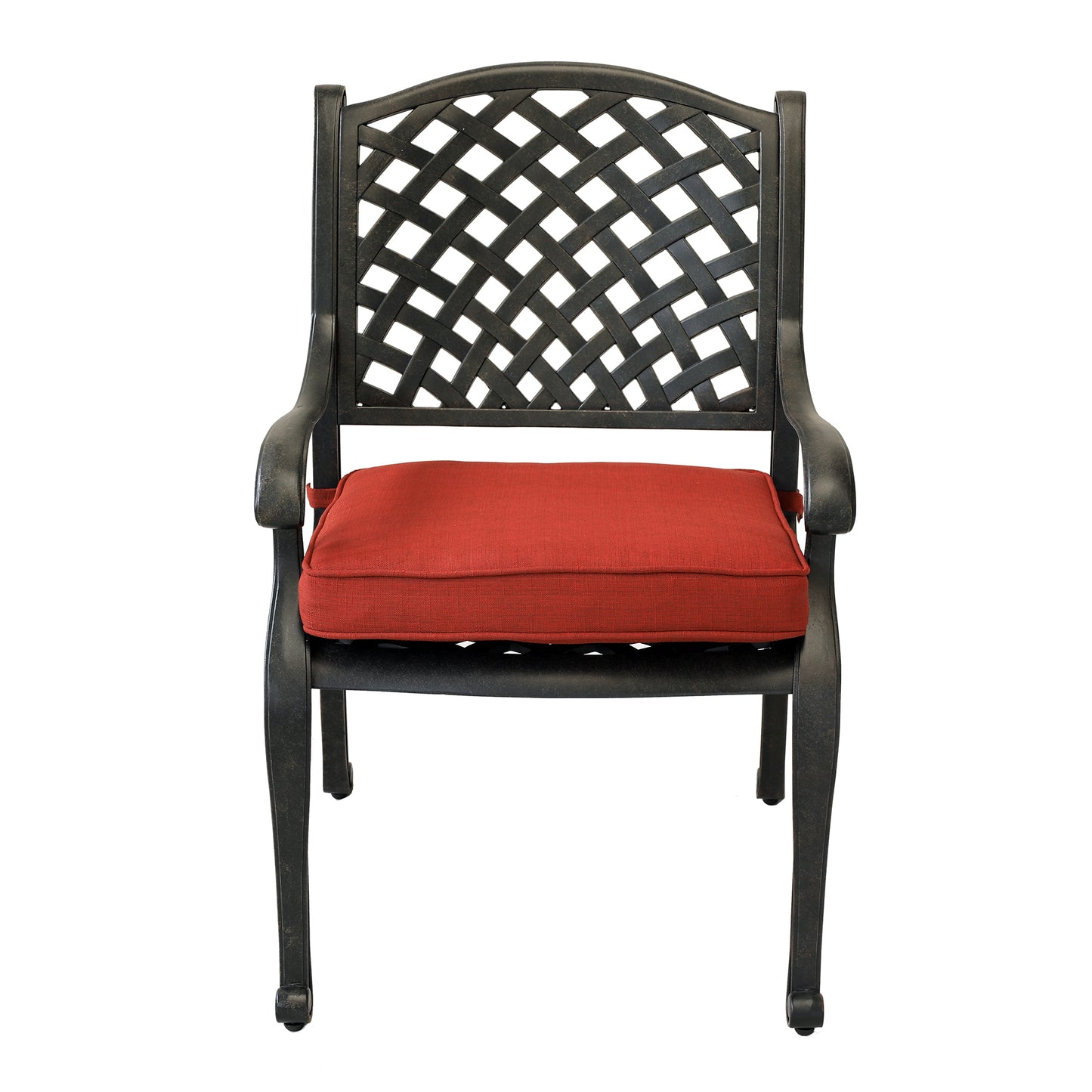 Sparta Modern Dining Arm Chair, Terracotta