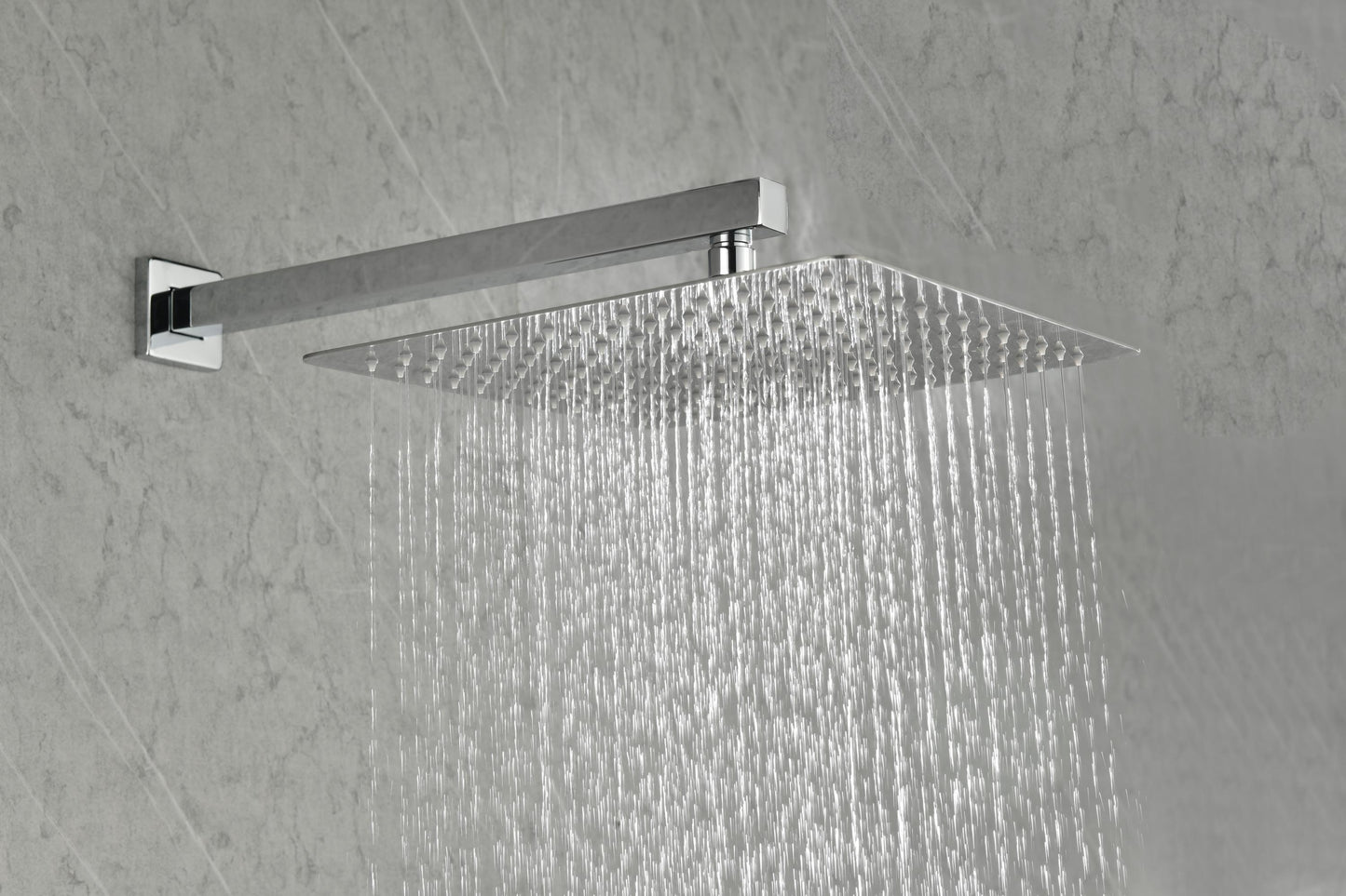 Shower Set System Bathroom Luxury Rain Mixer Shower Combo Set Wall Mounted Rainfall Shower Head Faucet