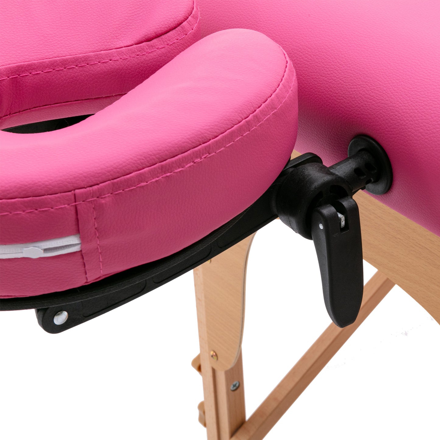 DongHeng Massage Table Portable Massage Bed Lash Bed Facial Table Reiki Table SPA Beds for Esthetician Portable Height Adjustable Carrying Bag & Accessories 2 Section Shop & Home，Pink