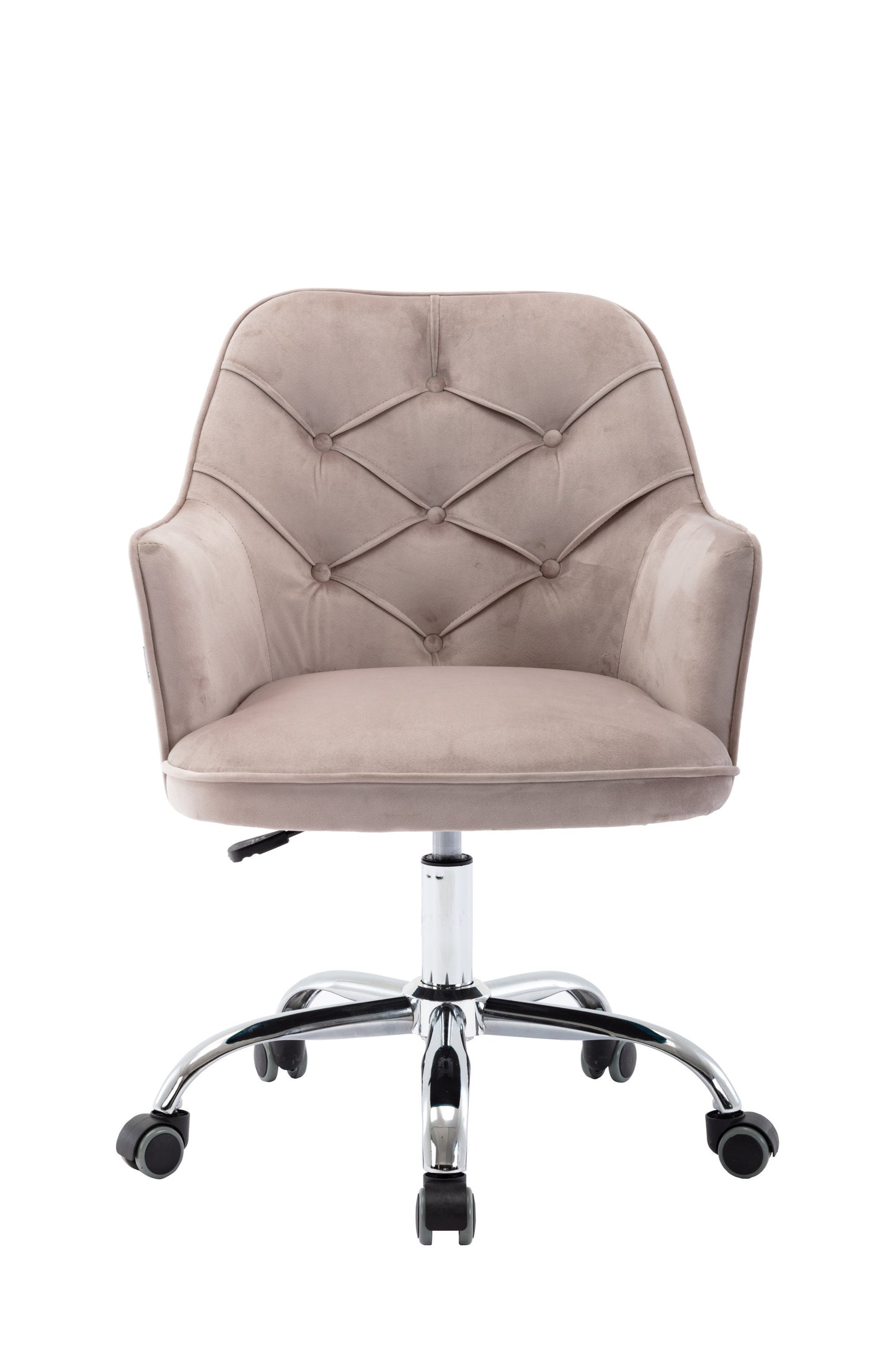 COOLMORE Velvet Swivel Shell Chair for Living Room, Modern Leisure Arm Chair ,Office chair  Grey