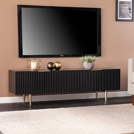 Pilston 4-Door Media Console - Black