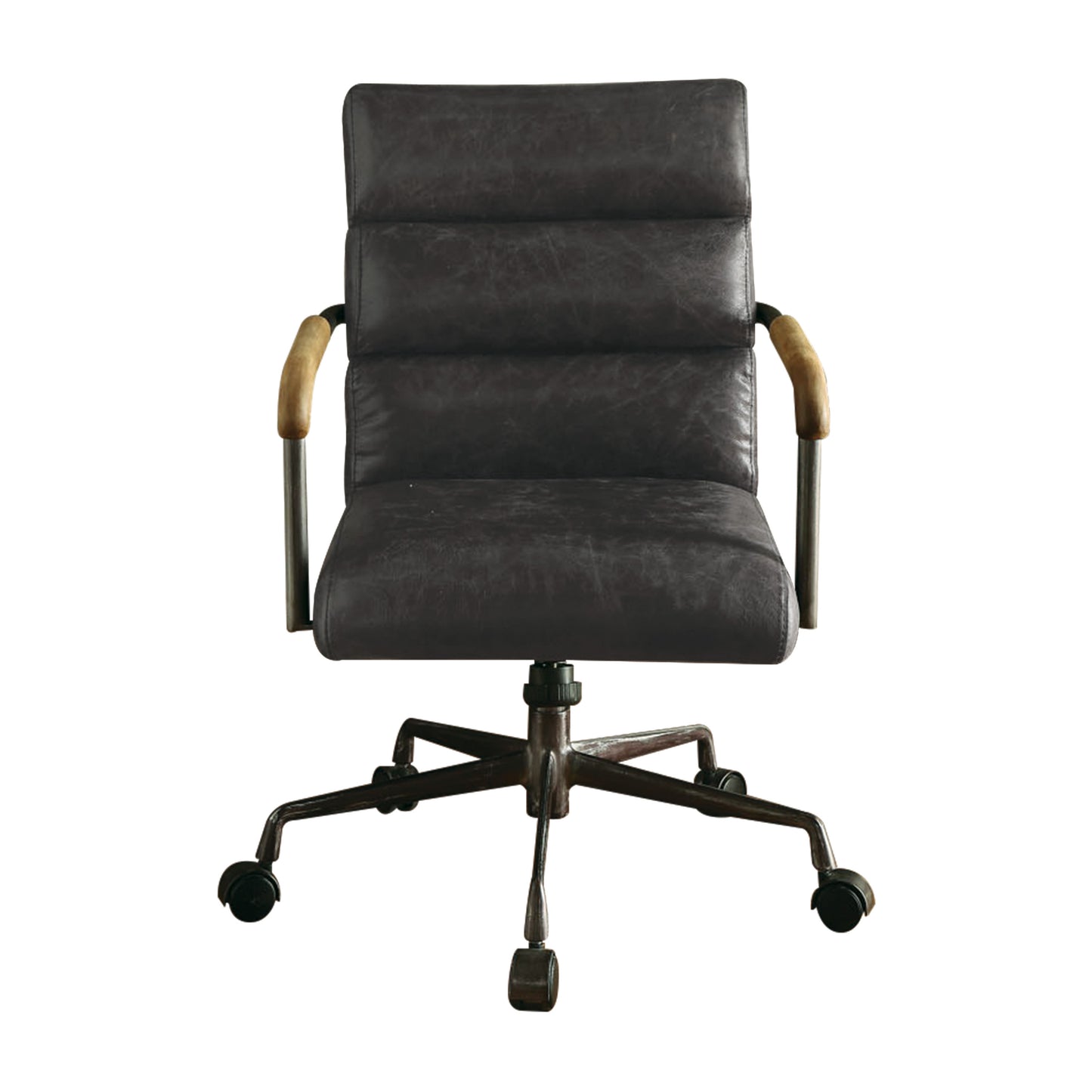 ACME Harith Office Chair in Antique Slate Top Grain Leather 92415