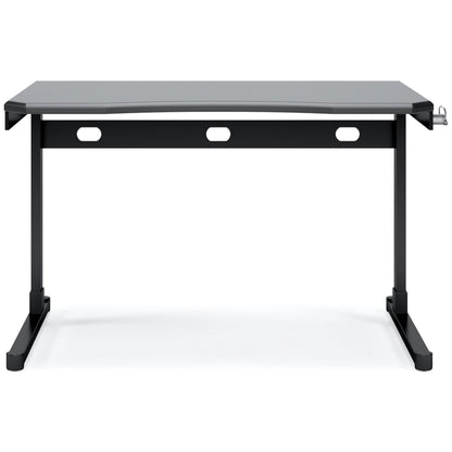 Ashley Lynxtyn 48" Black Contemporary Home Office Desk H400-111