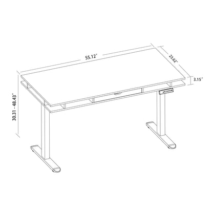 LD-06C-lift table-Tobacco Wood