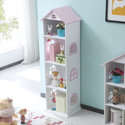 Kids Funnel Manhattan Pink Dollhouse Bookcase