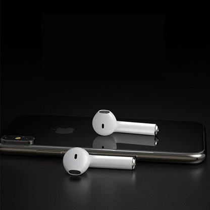 Clear Top Dual Chamber Wireless Bluetooth Earphones With Charging Box by VistaShops