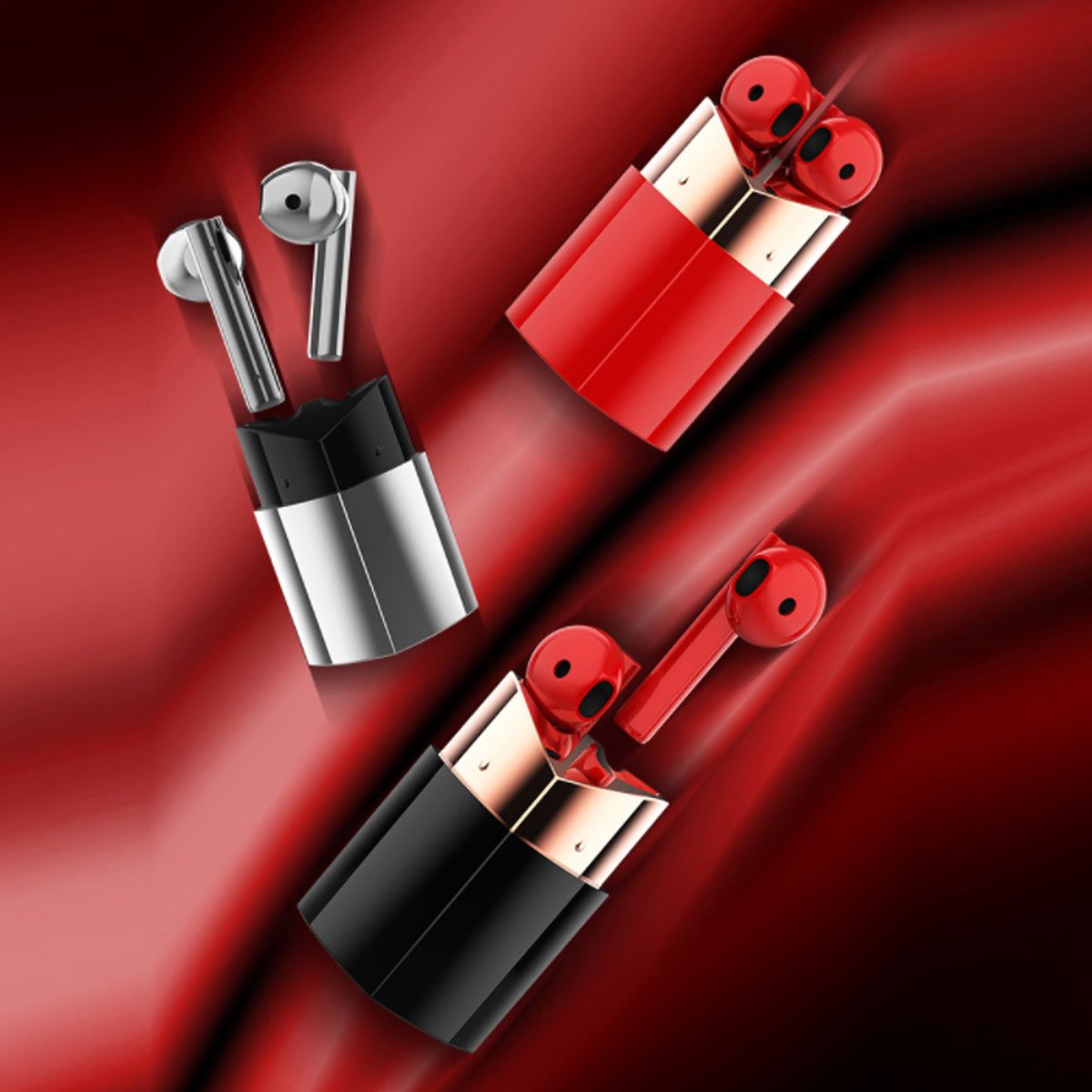 Pretty Neaty Lipstick Storage For Earphones by VistaShops