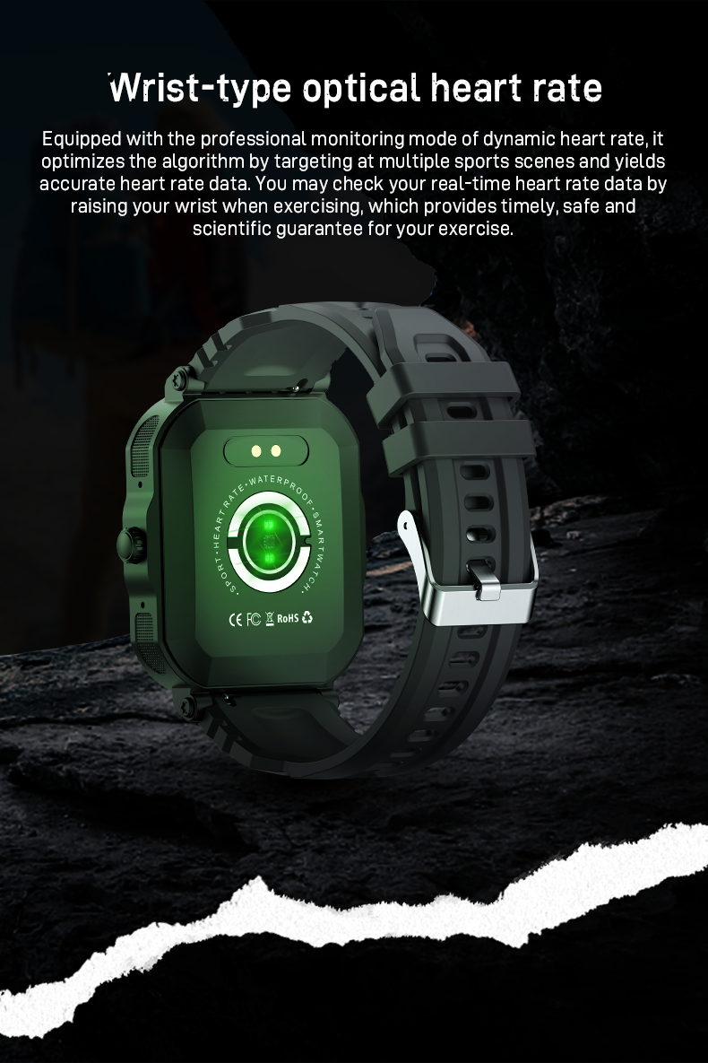 Smartex Rugged Waterproof Smart Watch by VistaShops