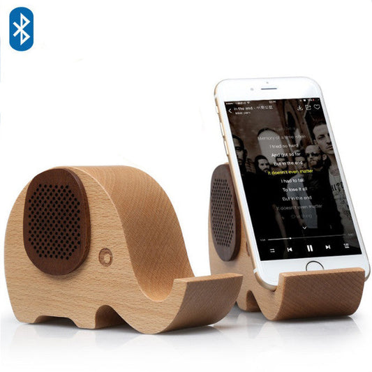 WOODSY GOODSY 2 IN 1 Bluetooth Speaker And Cell Phone Stand by VistaShops