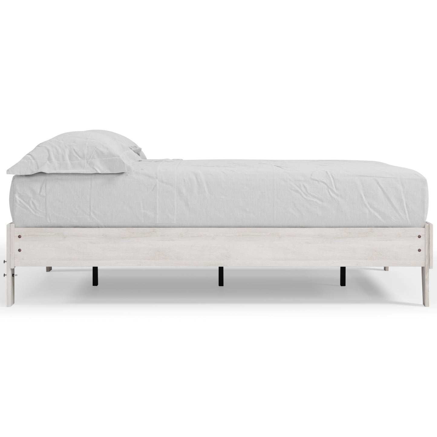 Ashley Shawburn White Washed Casual Full Platform Bed EB4121-112