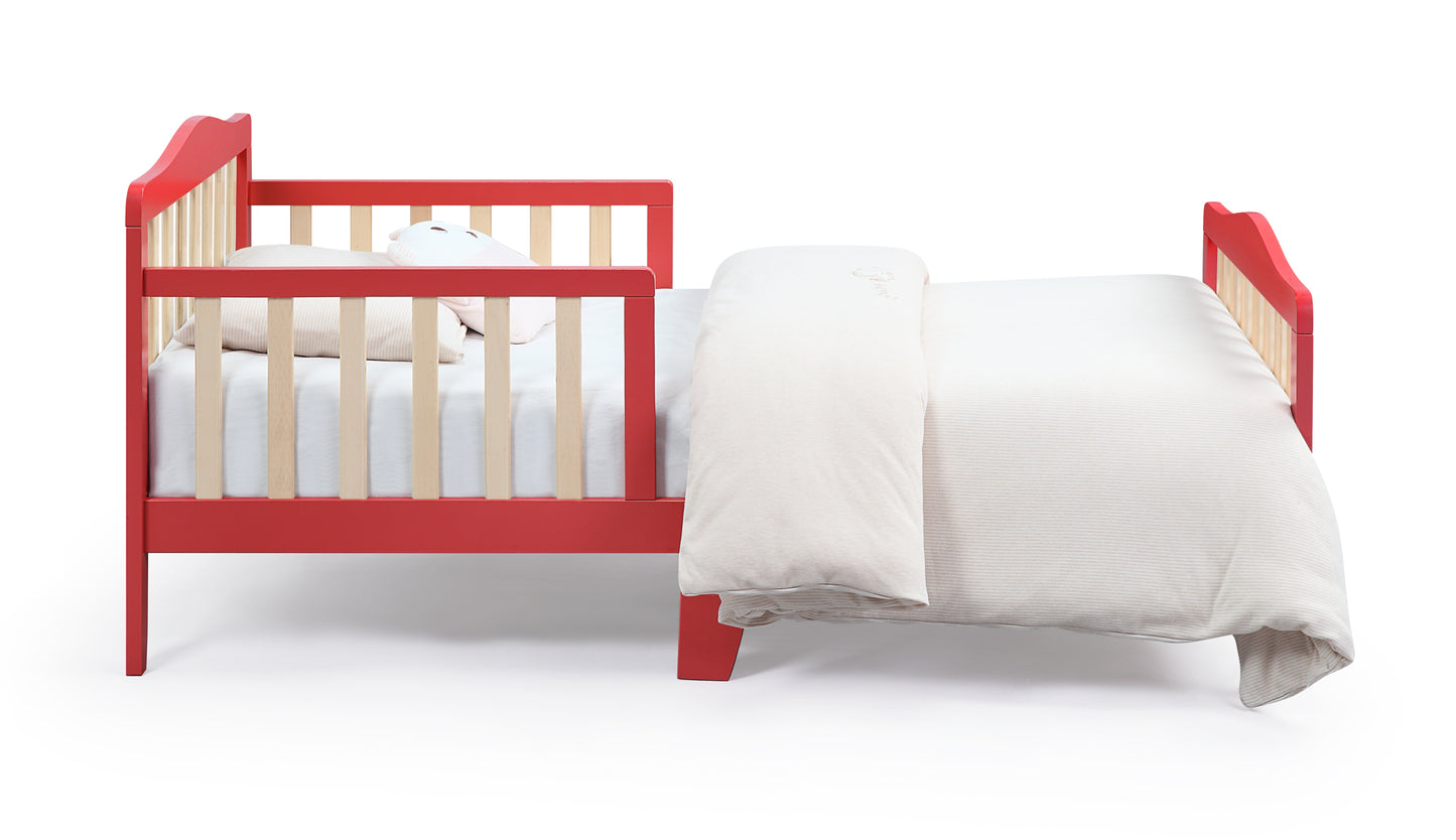 Twain Toddler Bed Coral/Natural