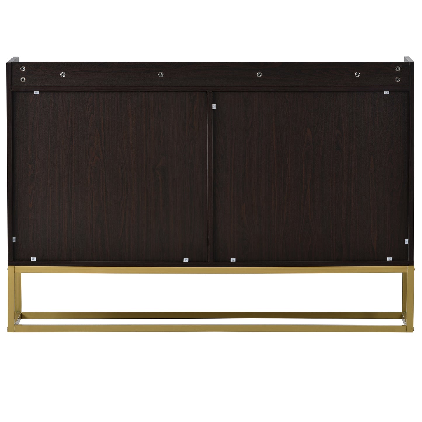 TREXM Modern Sideboard Elegant Buffet Cabinet with Large Storage Space for Dining Room, Entryway (Espresso)