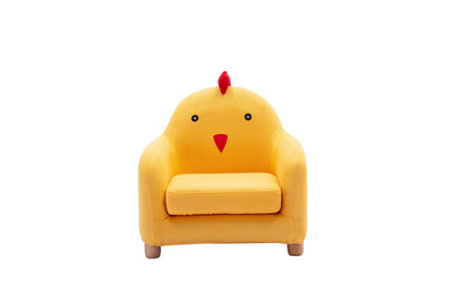 Beautiful Kids Chair 1pc Chicken Grey