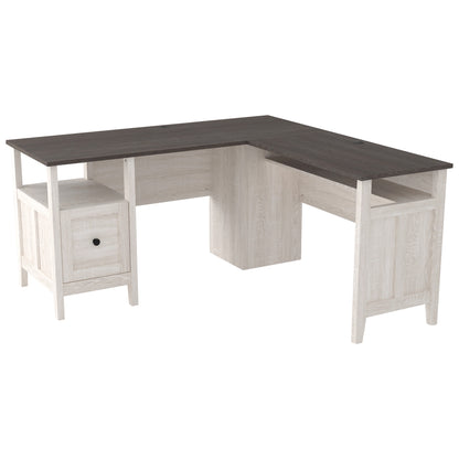 Ashley Dorrinson 2-Piece Casual Home Office Desk H287H1