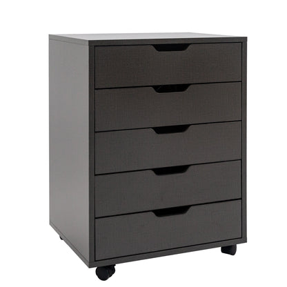 Office pulley movable file cabinet Wooden drawer cabinet Office storage cabinet Low cabinet