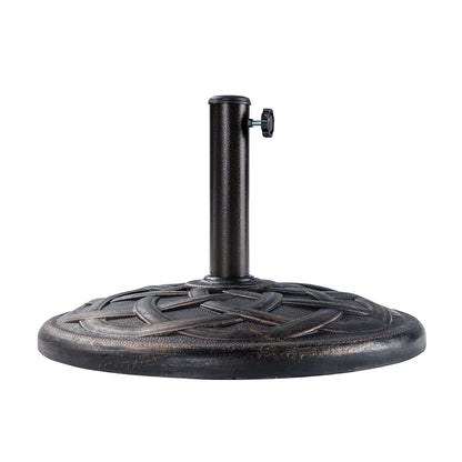 Rub Resin Free Standing Umbrella Base-BRONZE