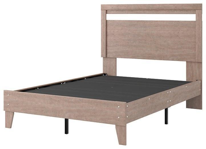 Ashley Flannia Gray Casual Full Panel Platform Bed EB2520B2