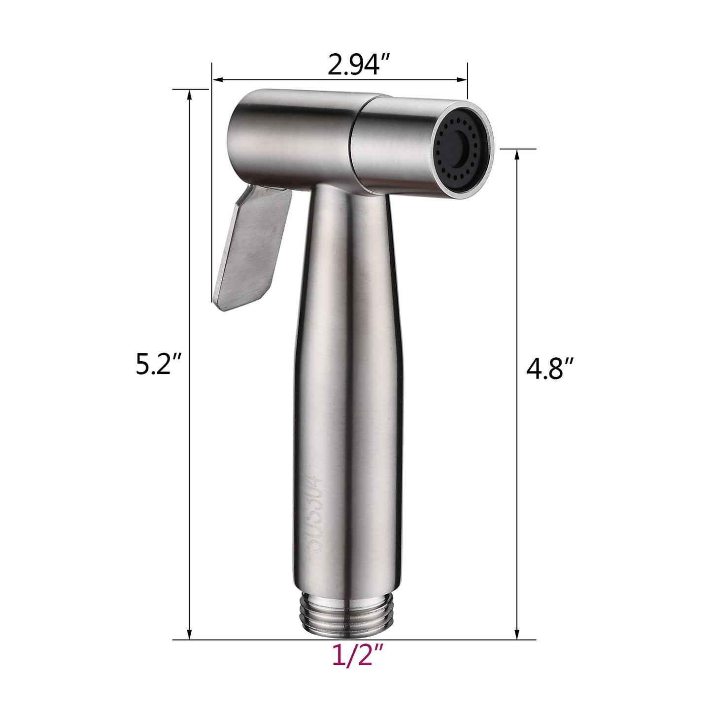 Handheld Bidet Sprayer for Toilet Brushed Nickel