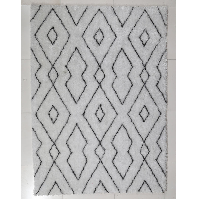 "Aria Collection" Soft Pile Hand Tufted Shag Area Rug