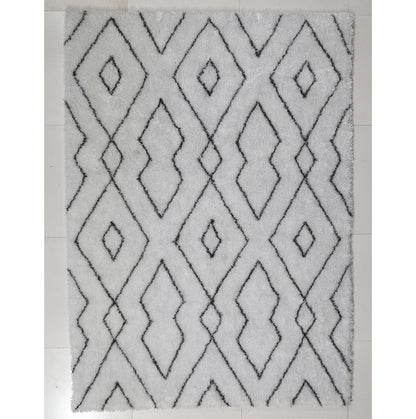 "Aria Collection" Soft Pile Hand Tufted Shag Area Rug