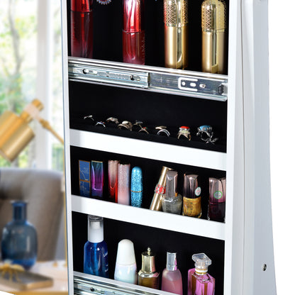 Full Mirror  Simple Jewelry Storage Mirror Cabinet