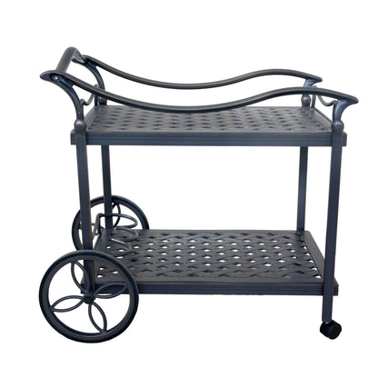 Tea Cart, Dark Lava Bronze