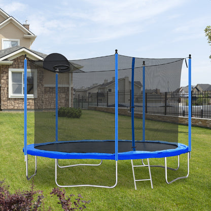 12FT TRAMPOLINE WITH BOARD,METAL,BOARD