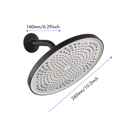 Shower Head - High Pressure Rain - Luxury Modern Look - No Hassle Tool-less 1-Min