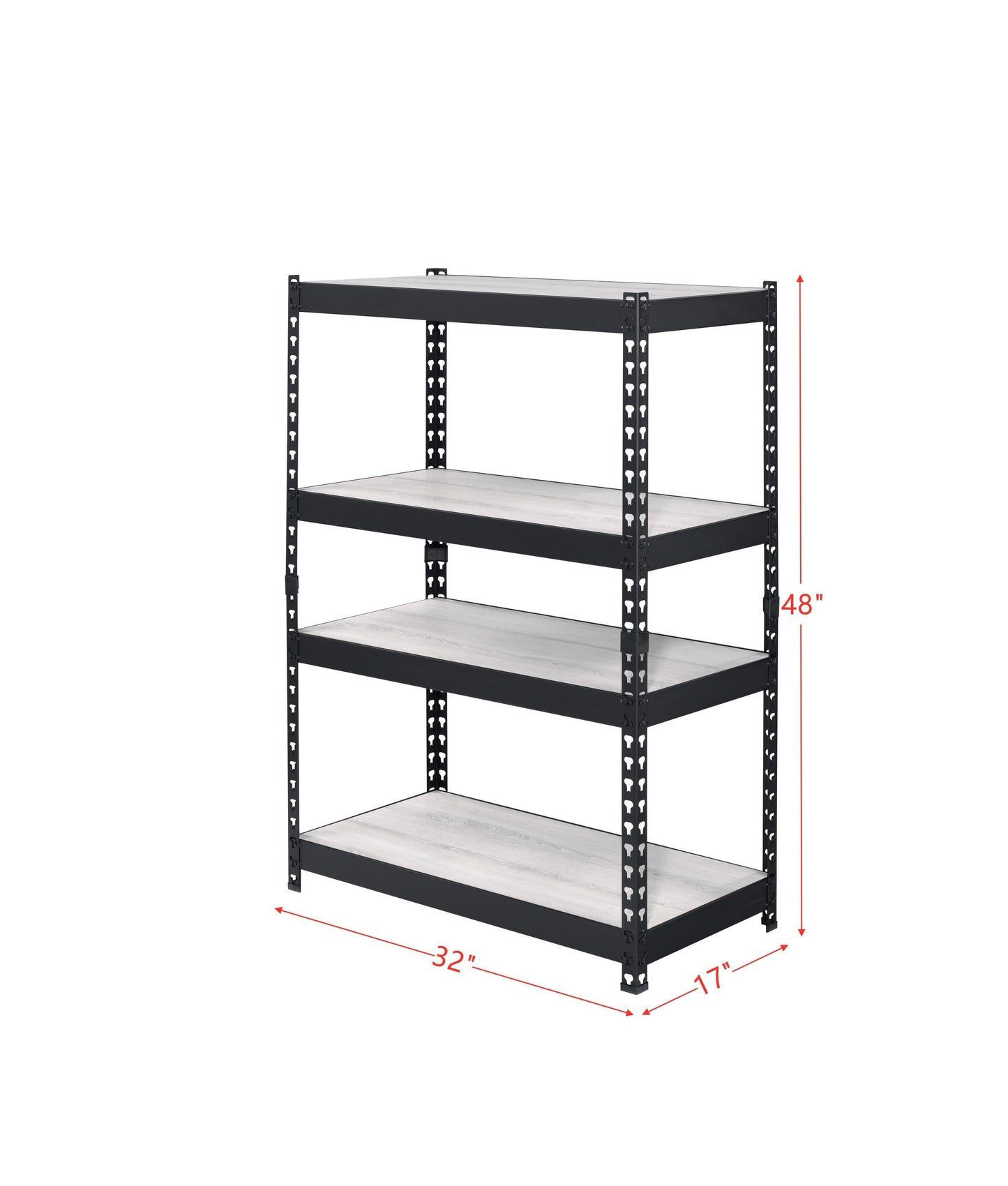 ACME Decmus Bookshelf, Natural & Black Finish 92784