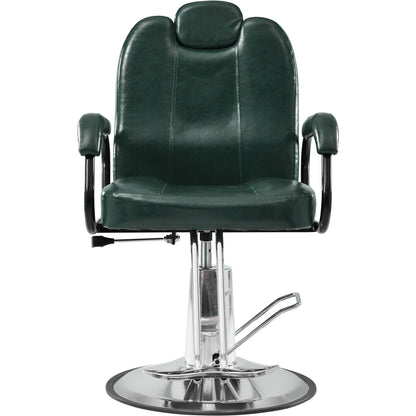 Deluxe Reclining Barber Chair with Heavy-Duty Pump for Beauty Salon Tatoo Spa Equipment