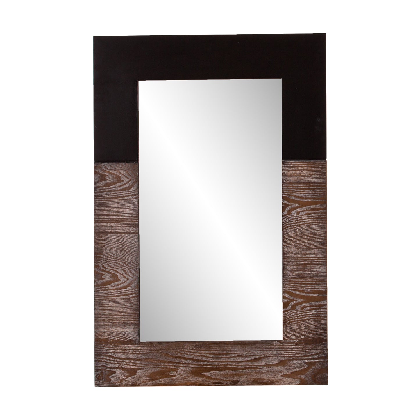 Wagars Mirror - Burnt Oak/Black