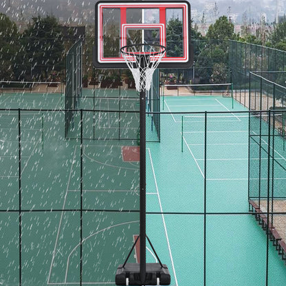 Portable Basketball Hoop Basketball System 4.76-10ft Height Adjustment for Youth Adults LED Basketball Hoop Lights, Colorful lights, Waterproof，Super Bright to Play at Night Outdoors,Good Gift for Kid