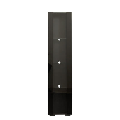 Side cabinet with aluminum strip lamp,