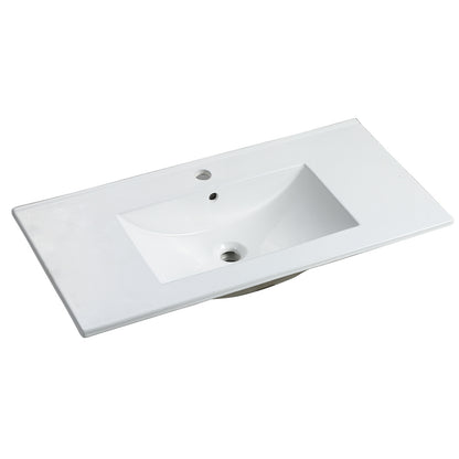 Bathroom Vanity Ceramic Sinks,36 Inch