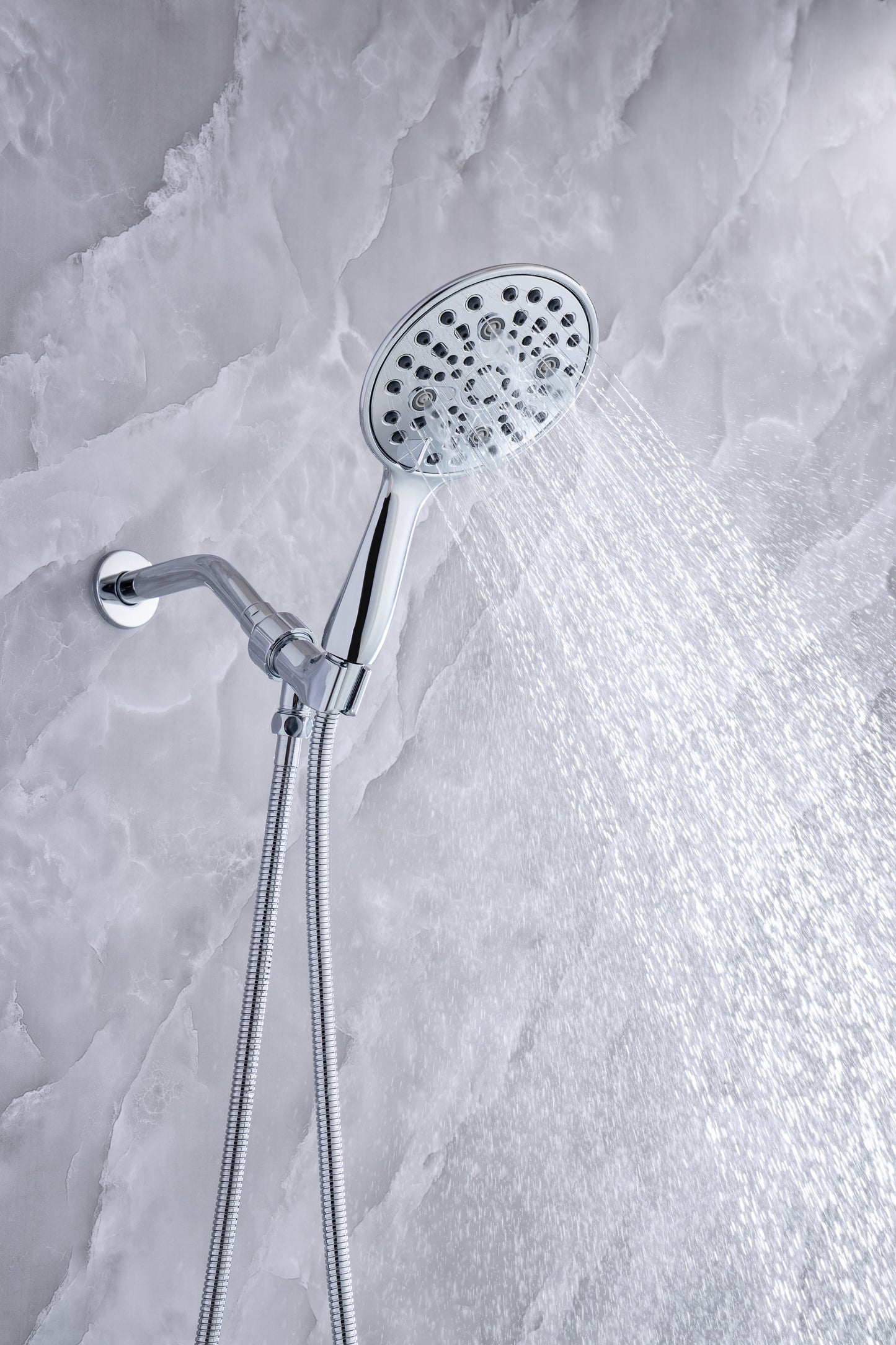 6 In. Detachable Handheld Shower Head Shower Faucet Shower System